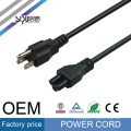SIPU high quality USA Standard 125v 3 pin ac power cord us plug